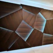 jégtáblás 3d falpanel füstölt tölgy 3d wallpanel wallcovering lobby wall panel design available
